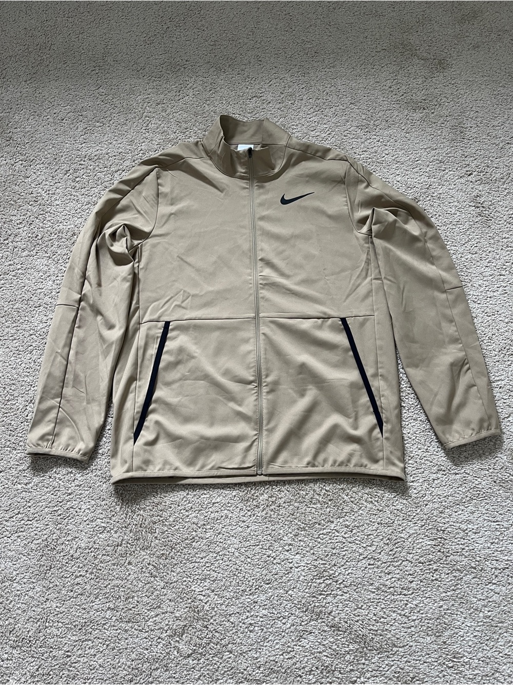 Nike Men’s Full-Zip Track Jacket - Tan